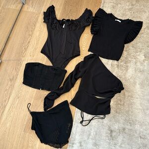 Women’s 5 Black Tops